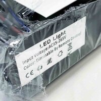 Mikeru Moderne LED-Pendelleuchte 100cm, LED Wave Hängeleuchte Esstisch Schwarzes Dimmbares Esszimmerlicht mit Fernbedienung 10% bis 100% Helligkeit Einstellbar 3000K/4500K/6500K, Schwarz