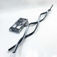 Mikeru Moderne LED-Pendelleuchte 100cm, LED Wave Hängeleuchte Esstisch Schwarzes Dimmbares Esszimmerlicht mit Fernbedienung 10% bis 100% Helligkeit Einstellbar 3000K/4500K/6500K, Schwarz