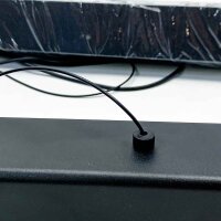 Mikeru 100CM Pendant Light Dining Table, Modern Linear Dining Pendant Light LED with 10%-100% Dimmable Dining Room Lights Ceiling 3000K/4500K/6500K 3 Colors for Dining Room, Living Room