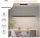 Mikeru 100CM Pendant Light Dining Table, Modern Linear Dining Pendant Light LED with 10%-100% Dimmable Dining Room Lights Ceiling 3000K/4500K/6500K 3 Colors for Dining Room, Living Room