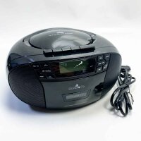 SCHWAIGER 658026 CD-Player mit Kassette und Radio MP3 USB...