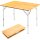 KingCamp bamboo camping table folding table with 3 adjustable heights 4 people / 6 people