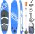 FBSPORT Inflatable SUP Board SUP Board Inflatable Stand Up Paddle Board 15cm Thick with Adjustable Aluminum SUP Paddle + Hand Pump (Blue)