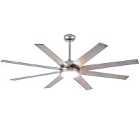 JHHF Ceiling Fan with Lighting, 213cm Black Large Ceiling...
