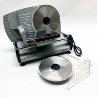 TOKASS 200Watt Electric Food Slicer Stainless Steel -...