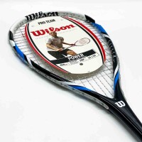 Set bestehend aus 2 Pro Team Wilson Squashschlägern, ihrem Koffer und 3 Squashbällen