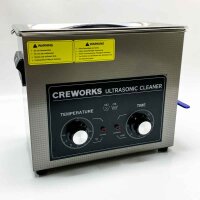 CREWORKS Ultraschallreinigungsgerät Edelstahl 6,5L...