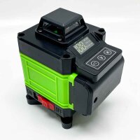 Weytoll Kreuzlinienlaser mit Stativ, 16 Line Laser Level IP54 Wasserwaage, 2400mAh Akku*2, Linienlaser mit Teleskopstativ für Verlegung Bodenfliesen, Installation Trennwänden Kreuzlinienlaser Grün