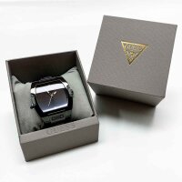 GUESS Herren Analog Quarz Uhr mit Edelstahl Armband GW0387G3