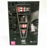 Target Darts Nathan 24G Schwarze Edition 95% Wolfram Swiss Point Steeldarts-Set Dartpfeile