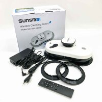 Window cleaning robot with automatic water jet, SUNSMAI...