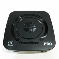 ClonerAlliance UHD Pro, 4K-Videorecorder, HDMI-Aufnahme-DVR mit H.265/H.264-Codec, filmische 4K-Aufzeichnung bei 24 fps (bis zu 4K bei 30 fps), kein PC erforderlich.