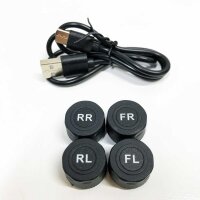 Reifendrucküberwachung TPMS mit 3,5-Zoll-Funkalarm...