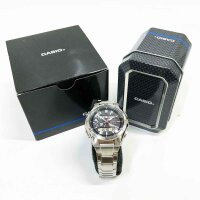 Casio mens wristwatch analogue-digital quartz titanium...