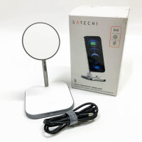 SATECHI Aluminum 2-in-1 Magnetic Wireless Charging Stand...