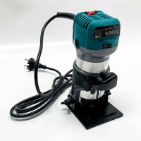 KATSU Electric (without original packaging) hand wood router edger set 220V 710W with 3 bases + 3 collets 6mm, 8mm and 10mm