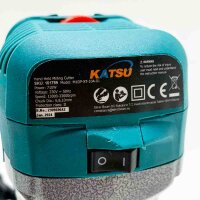 KATSU Electric (without original packaging) hand wood router edger set 220V 710W with 3 bases + 3 collets 6mm, 8mm and 10mm