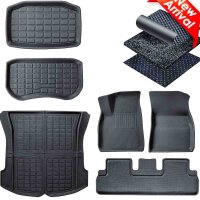 Floor mats complete set rubber mat set for Tesla Model 3...