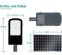 Gebosun Solar LED Straßenlatern &...