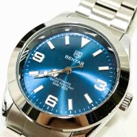 RollsTimi Benyar Mens Automatic Watches Stainless Steel Band 50M Waterproof Luminous Men Fashion Spot Mechanical Watch (4-Blue), 4-Blue Bracelet, BY 5176 PLUS