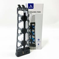 NexiGo PS5 fan with LED light for discs and digital...