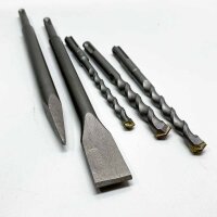 ENEACRO SDS-Plus Hammer Drill 1500W, Powerful 7J Demolition Hammer with Safety Clutch and Vibration Control, 4 Functions, Includes Chisel, Bits and Tool Bag