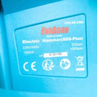 ENEACRO SDS-Plus Hammer Drill 1500W, Powerful 7J Demolition Hammer with Safety Clutch and Vibration Control, 4 Functions, Includes Chisel, Bits and Tool Bag