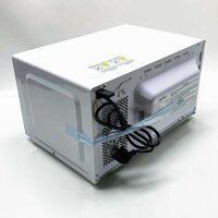 Comfee CMSN 20 wh Mikrowelle / Solo-Mikrowelle mit 5 Leistungsstufen/ Innenbeleuchtung/ easy Defrost/360°Drehteller / Zwei Drehregler/20L/700W/ Weiß, Mechanisch