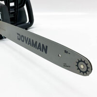 DOVAMAN 2400W electric chainsaw, with auto-tension SDS system, 40cm Oregon bar and chain, 15m/s chain speed, automatic oiler, mechanical brake and 2 chains - DCS01A