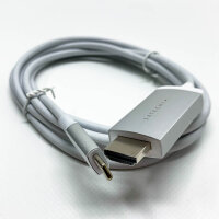 SATECHI Aluminium Type-C HDMI Kabel 4K 60Hz - Für...