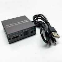 HDMI Audio Embedder Inserter Digital Analog Audio + DVI...