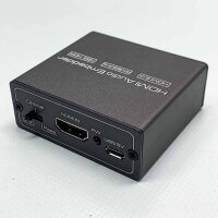 HDMI Audio Embedder Inserter Digital Analog Audio + DVI zu HDMI Unterstützung TOSLINK Optical 3.5mm Jack AUX Audio Input 4K60Hz 18Gbps HDR CEC HDCP2.2