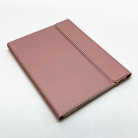 Earto iPad Pro 11 Hülle mit Tastatur 2022, iPad Air 2022 Hülle mit Tastatur, 7-Farbige Beleuchtung, Kabellos QWERTZ-Tastatur für iPad Pro 11 (4/3/2/1Generation), iPad Air 5/4 10.9 2022/2020, Roségold