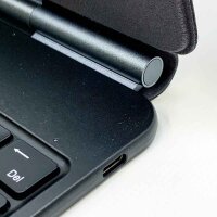 Earto iPad Air 5 Hülle mit Tastatur, Magic Style Keyboard iPad Pro 11 (4/3/2/1Gen), Freischwebende Design mit Trackpad, 7-Farbige Beleuchtung, Schwarz