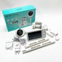 NETVUE Babyphone mit Kamera und 4 in 1 Halter, 5 Zoll...