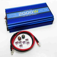 Inverter 2000W Pure Sine Wave Voltage Converter 12V to...