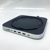 SATECHI Ständer und Hub für Mac Mini mit SSD-Gehäuse, ST-MMSHS