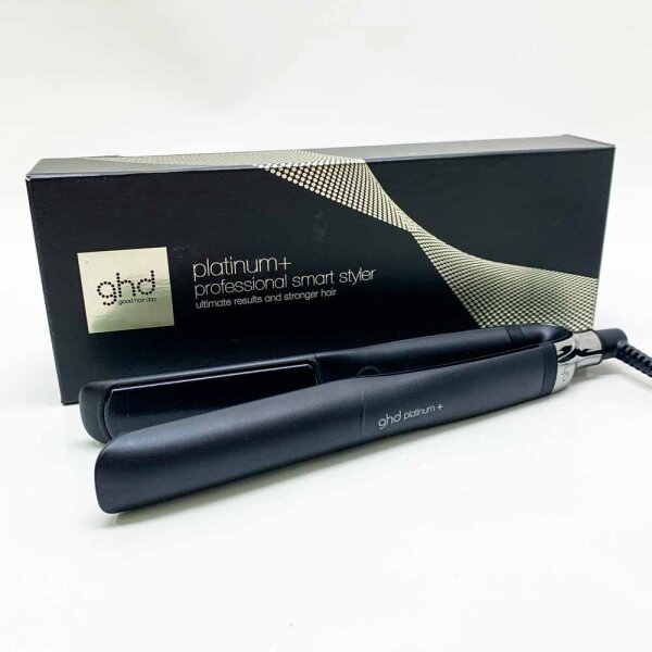 GHD Tourmalina Platinum Plus Haarglätter Platinum+ schwarzer Styler, Ultra Zone mit Predictive-Technologie Schwarz