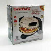 G3FERRARI pizza oven Delizia G1000617 Icy Cream Limited Edition, timer with acoustic signal, with recipe book