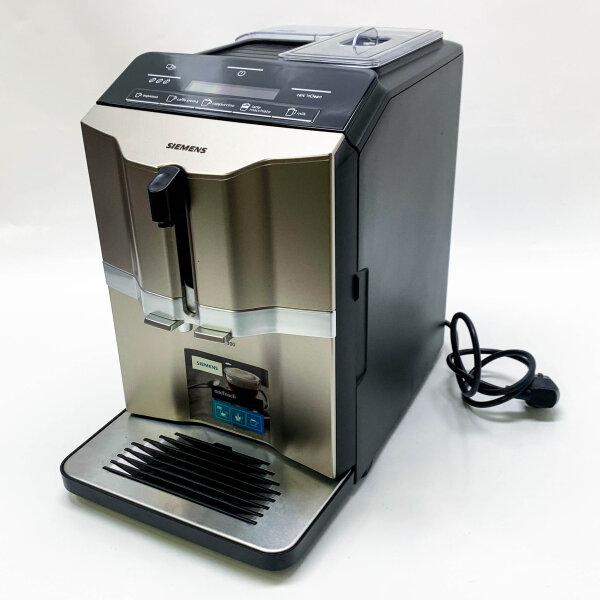 SIEMENS Kaffeevollautomat EQ.300 TI353514DE (mit GEBRAUCHSSPUREN), einfache Zubereitung, 5 Kaffee-Milch-Getränke, LCD-Dialog-Display