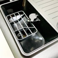 SIEMENS fully automatic coffee machine EQ.300 TI353514DE (with TRACES OF USE), easy preparation, 5 coffee-milk drinks, LCD dialog display