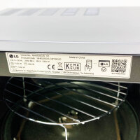 LG microwave MH 6535 GIS (with scratch), grill, 25 l, Smart Inverter technology, real glass front