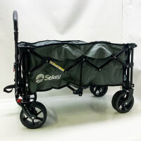 Sekey Folding Trolley with Expandable Tailgate 135L and...