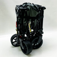 Sekey Folding Trolley with Expandable Tailgate 135L and 200L Beach Trolley Large Wheels 4 Direction Foldable 150kg SE4019 Gray