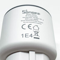 SONOFF S60TPF 16A 4000W Wlan Steckdose mit Strommessung, Smart Stecker 4er pack, Überlastschutz, Sprachsteuerung, Kompatibel mit Alexa/Google Home (2.4G WiFi)