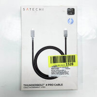 SATECHI USB-C Thunderbolt 4 Cable (1m), 8k/60Hz Display, 40Gbps Data Transfer, 240W PD, PCIE, Compatible with Thunderbolt 4/3, USB4 for MacBook Pro, Hubs, Docking and more