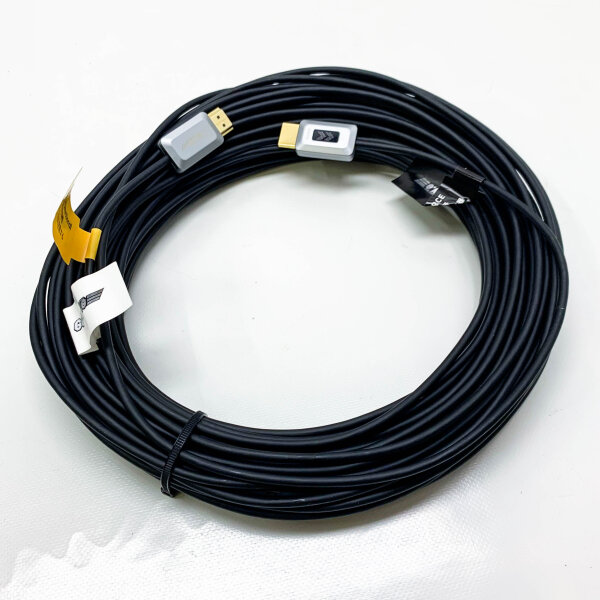 8K HDMI fiber optic cable 25M (without original packaging), 48Gbps high-speed long-distance transmission HDMI 2.1 cable, supports 8K@60Hz, 4K@120Hz/144Hz eARC Dolby HDCP 2.2&2.3 HDR10 RTX 3080, compatible with PS5/TV/Xbox Series X/PC