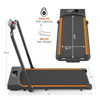 Tvdugim Treadmill for Home, Walking Pad, Treadmill Desk...