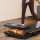 Laufband für Zuhause, Walking Pad, Laufband Schreibtisch für Zuhause und Büro, 1-10 KM/H mit Fernbedienung LCD-Anzeige (Orange)