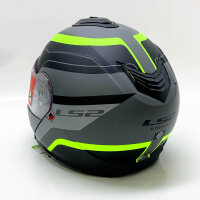 LS2 HELMTS Strobe 2 flip-up helmet size M (57/58) Monza model matt gray and fluorine homologation 22.06